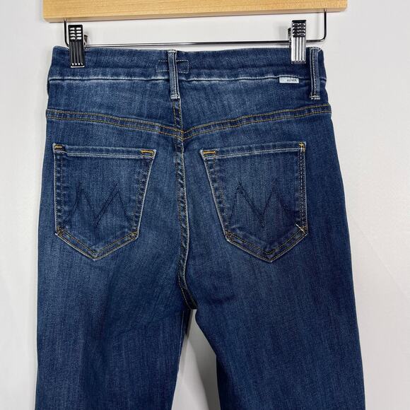 Mother Womens Size 24 High Waisted Looker Ankle Fray Jeans Not Rough Enough - Picture 6 of 12